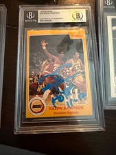 Ralph Sampson Rockets 1983 Star BAS Auto Signed HOF RC Rookie Card Authentic. rookie card picture