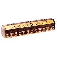 RäUcherstäBchenhalter/Dose Aus Holz 2 Farben -- 30 Cm Online Bestellen