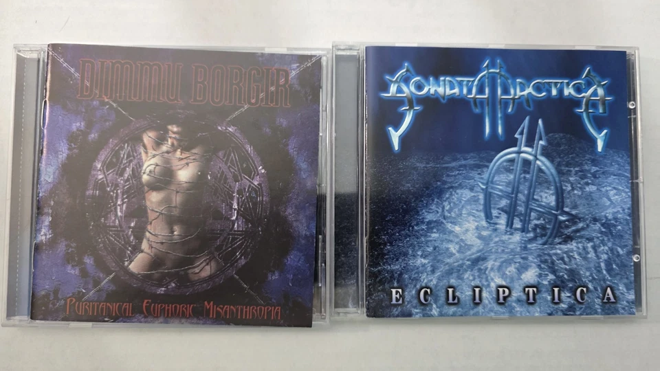 Norwegian Black Metal CDs Dimmu Borgir Tiamat Borknagar Sonata Arctica Archetype Foto 3 de 4
