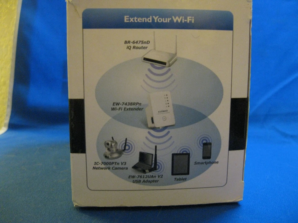 Edimax Smart N300 (EW-7438RPn ) Universal Wi-Fi Range Extender. NEW - Image 2 of 4