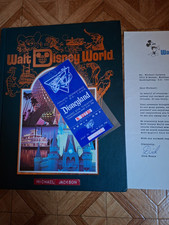 disney letter + autograph set Michael Jackson captain EO disneyland