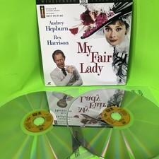 My Fair Lady, Audrey Hepburn, Rex Harrison Laserdisc, CBS, 1964 8 Oscars
