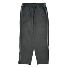 Nike Track Pants - Large Black Polyester