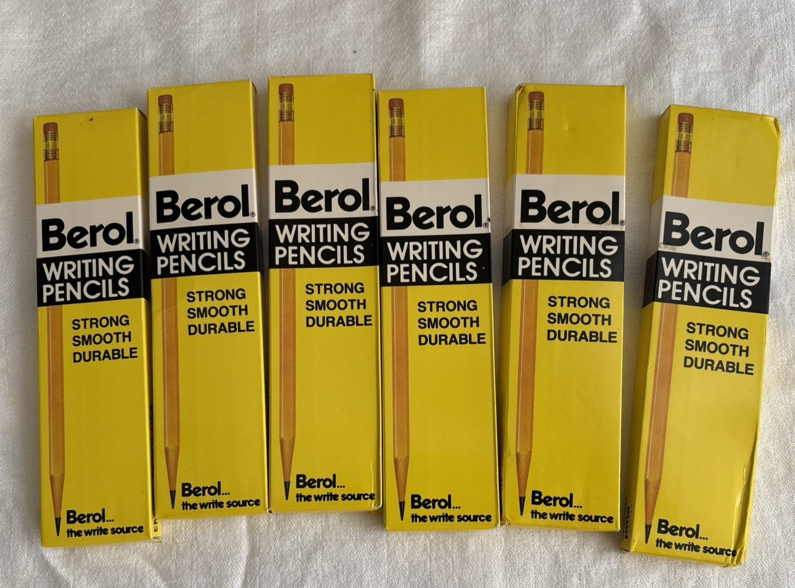 6 Vintage Boxes of 12 New Berol Electronic Scorer 350 Unsharpened Lead Pencils