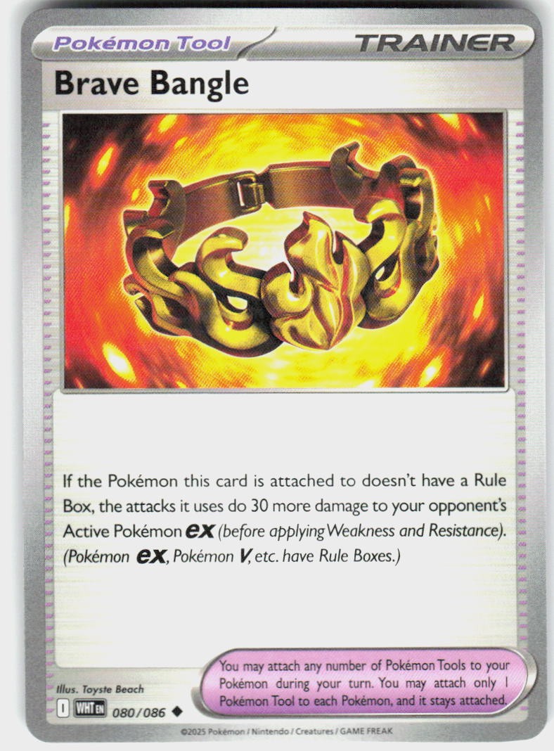 Brave Bangle Uncommon SV: White Flare 080/086 NM