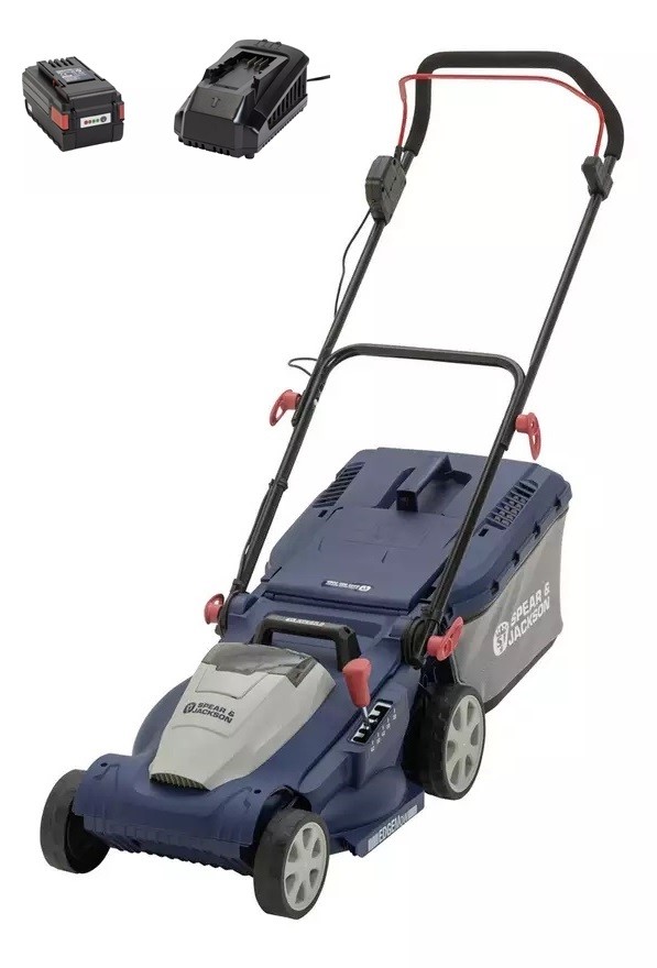 Spear Jackson SCR3637A 37cm Cordless Rotary Lawnmower 36V