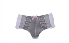 Agent Provocateur MARLI Brief L/4 NWT Black & White Orig. $145 UBER RARE! [M2]