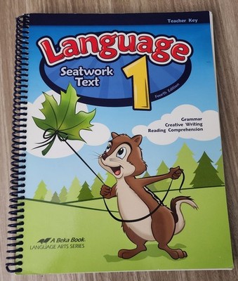 Abeka 1st Grade Language Seatwork Text Teacher Key 4th Edition