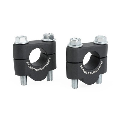7/8'' HandleBar Fat Bar Mount Clamp Risers Adapter For HONDA XR150L XR400R XR650L
