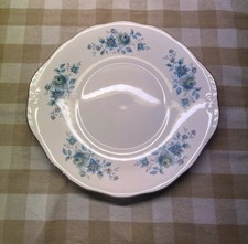 Queen Anne bone china cake plate