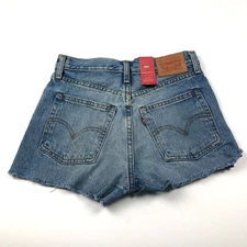 Levi's NEW Wedgie Fit 26 (Act 28W) Womens Mid RDenim Jean Shorts
