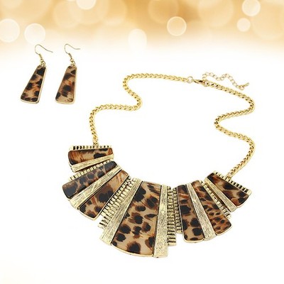 Schmucksets F��r Damen Leoparden Ohrringe Leoparden-Accessoires Modeschmuck