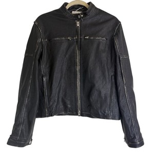 Cos Leather Coat | eBay