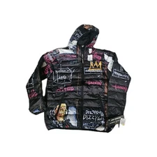 Jean-Michel Basquiat x Members Only Alchemy Puffer Jacket Men’s Size MED NWT