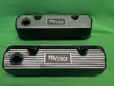Pro Stock Ford 351c 351m 400 Boss 302 Finned Aluminum Valve Covers Powder Coated