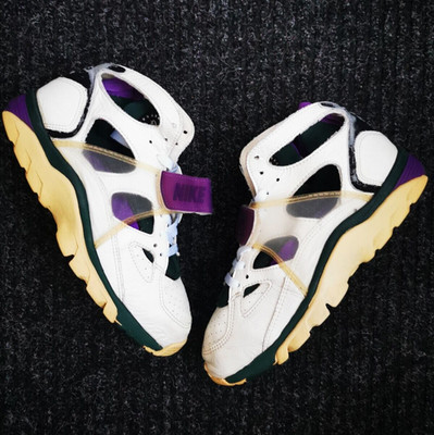 1992 Vintage Nike Air Trainer Huarache Sneaker Schuhe Hi Tops OG 10,5 US...