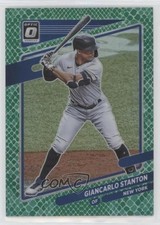 2021 Panini Donruss Optic Green Dragon Prizm 63/88 Giancarlo Stanton #124 04br