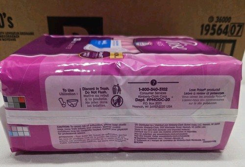 Poise Postpartum Incontinence Pads Moderate Absorbency Regular Length 120 Ct NIB - Picture 6 of 8