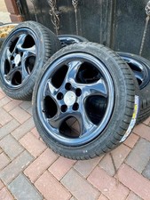 Porsche 17" Alloy Wheels – Classic Black – Charity Sale