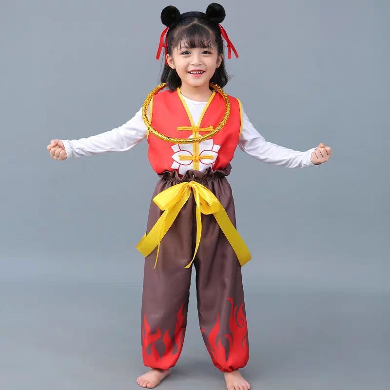 Kids Nezha Costume Cosplay Anime Ne Zha 2 Performance Suits