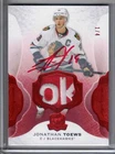 2016-17 UD The Cup hockey Jonathan Toews TAG patch auto /4 card Reebok RARE !!!