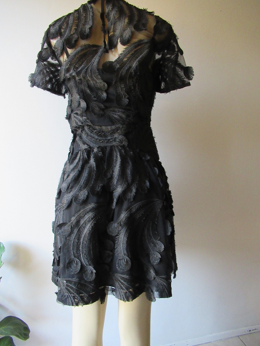 michael kors feather embroidered dress Michael Michael Kors