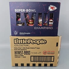 Little People NFL Super Bowl LVIII Champions KC Chiefs Collector Taylor Swift 