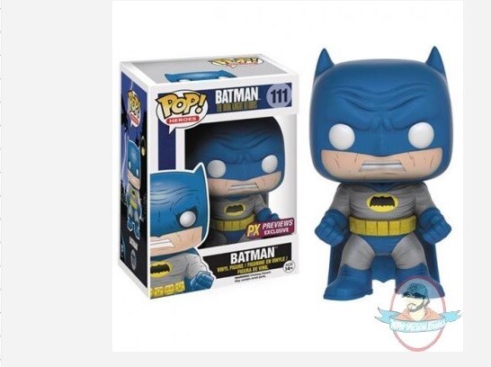 DC POP! The Dark Knight Returns Batman Blue Version #111 PX Funko