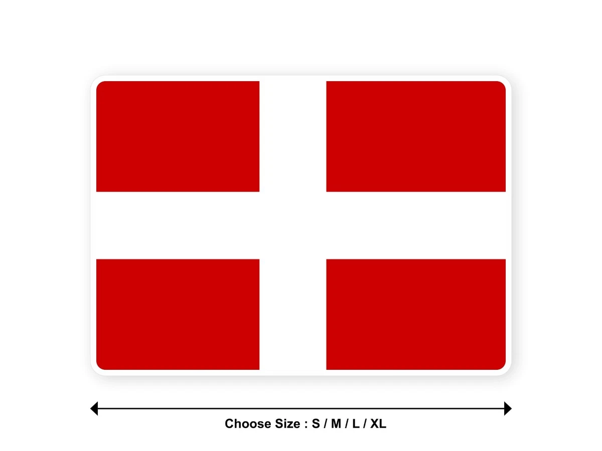 2x Autocollant Sticker Drapeau Coeur Savoie Savoyard