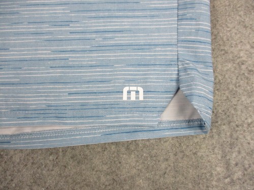 Travis Mathew Board Shorts Mens 40 Blue Striped Swim Trunks Bathing Suit - Picture 3 of 12
