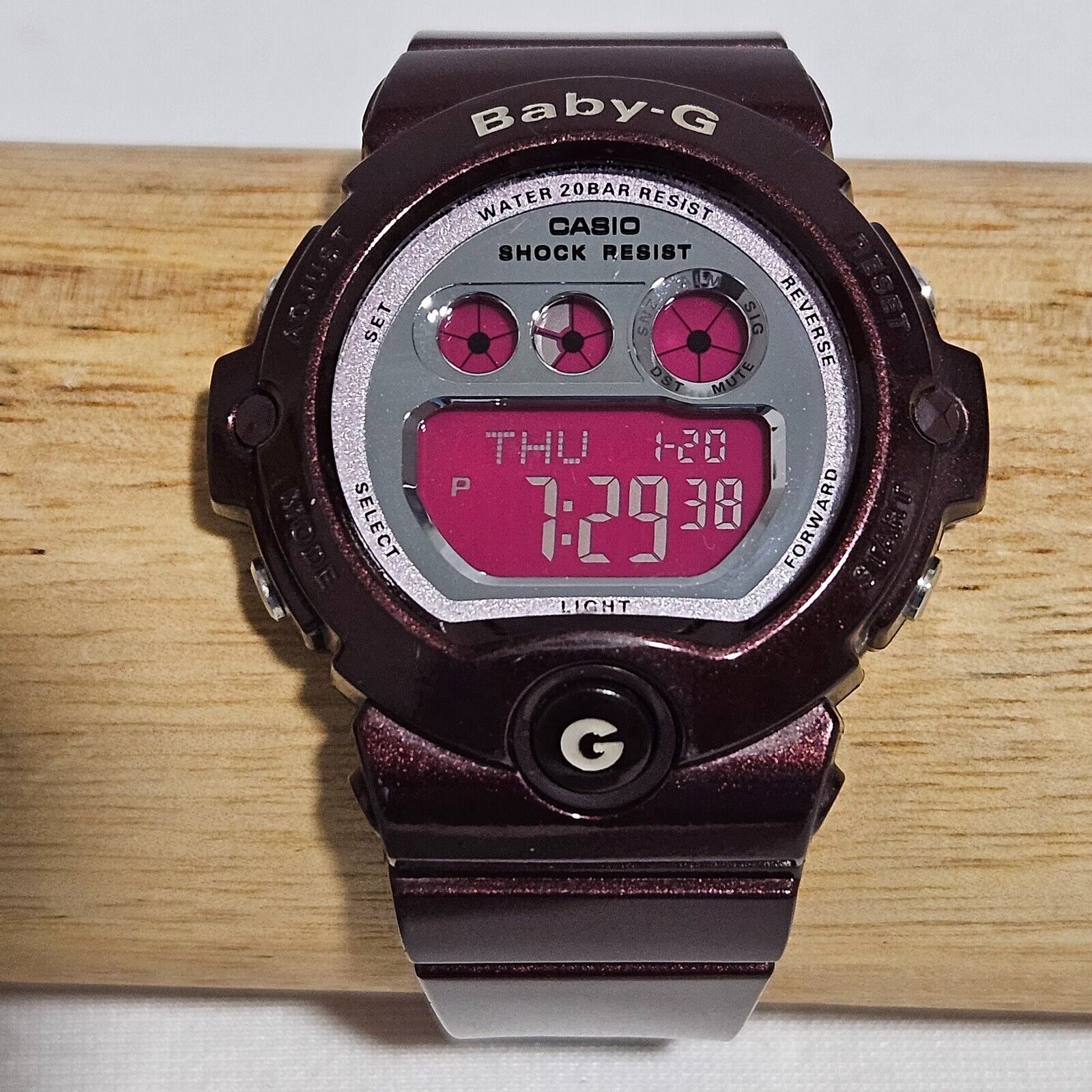 Casio Baby-G (3297 ) BG-6900 Purple Wristwatch New Battery