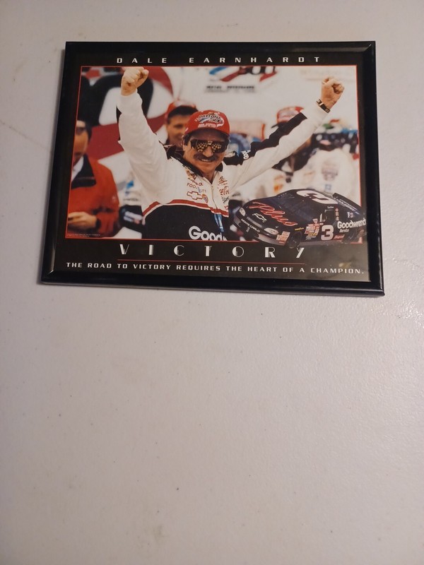 Dale EARNHARDT VICTORY-THE ROAD TO VICTORY REQUIRES THE HEART OF  CHAMPION