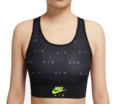 nike swoosh long line bra