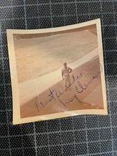 1960'S DOUG CLEMENS CHICAGO CUBS 2X SIGNED 3.5X3.5 CANDID PHOTO Z 