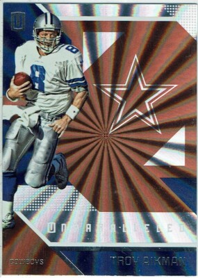 Trading Card Panini Unparalleled Football 2016 Karte No. 101 Troy Aikman