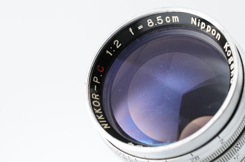 ⛄Near Mint --⛄ Nikon Nippon Kogaku NIKKOR P.C 8.5cm 85mm f/2 S Mount Lens JAPAN - Picture 6 of 22