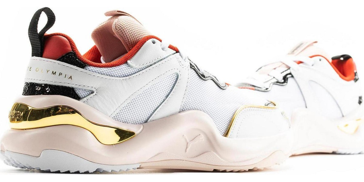 WMNS Puma Charlotte Olympia Rise White Pink Gold 372860-01