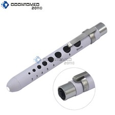 PROFESSIONAL MEDICAL PEN LIGHT W/ PUPIL GAUGE, New, EMT, EMS Led white PL-023