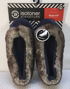 isotoner signature memory foam slippers