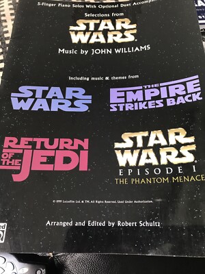 Selection from Star Wars Songbook Sheet Music Song Book SEE FULL LIST