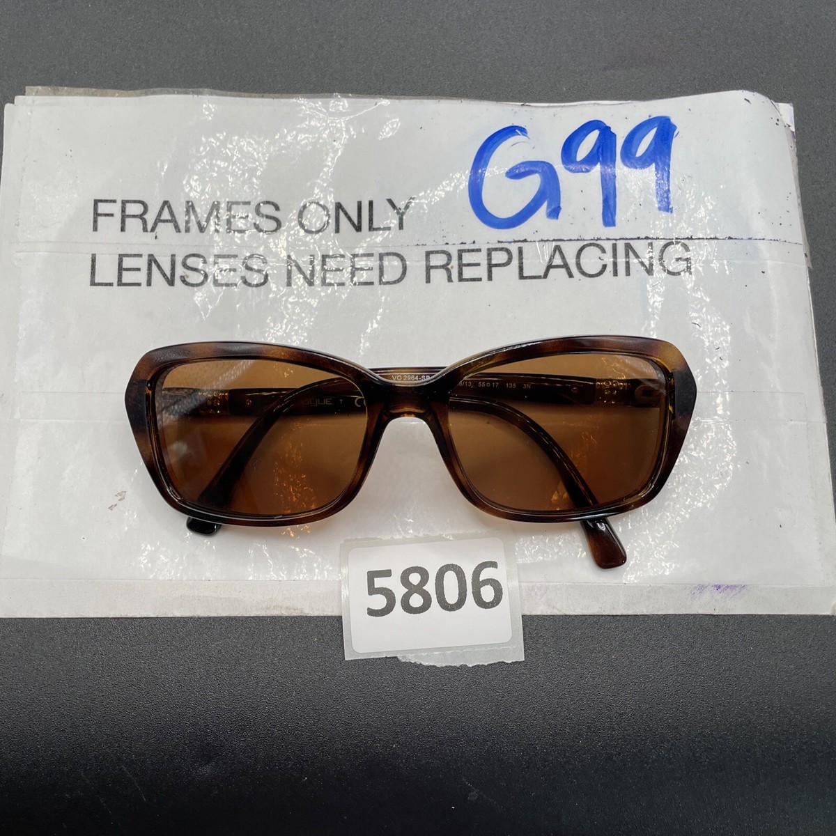 Vogue VO2964-SB W656/13 Sunglasses Tortoise 55()17-135 Frame 