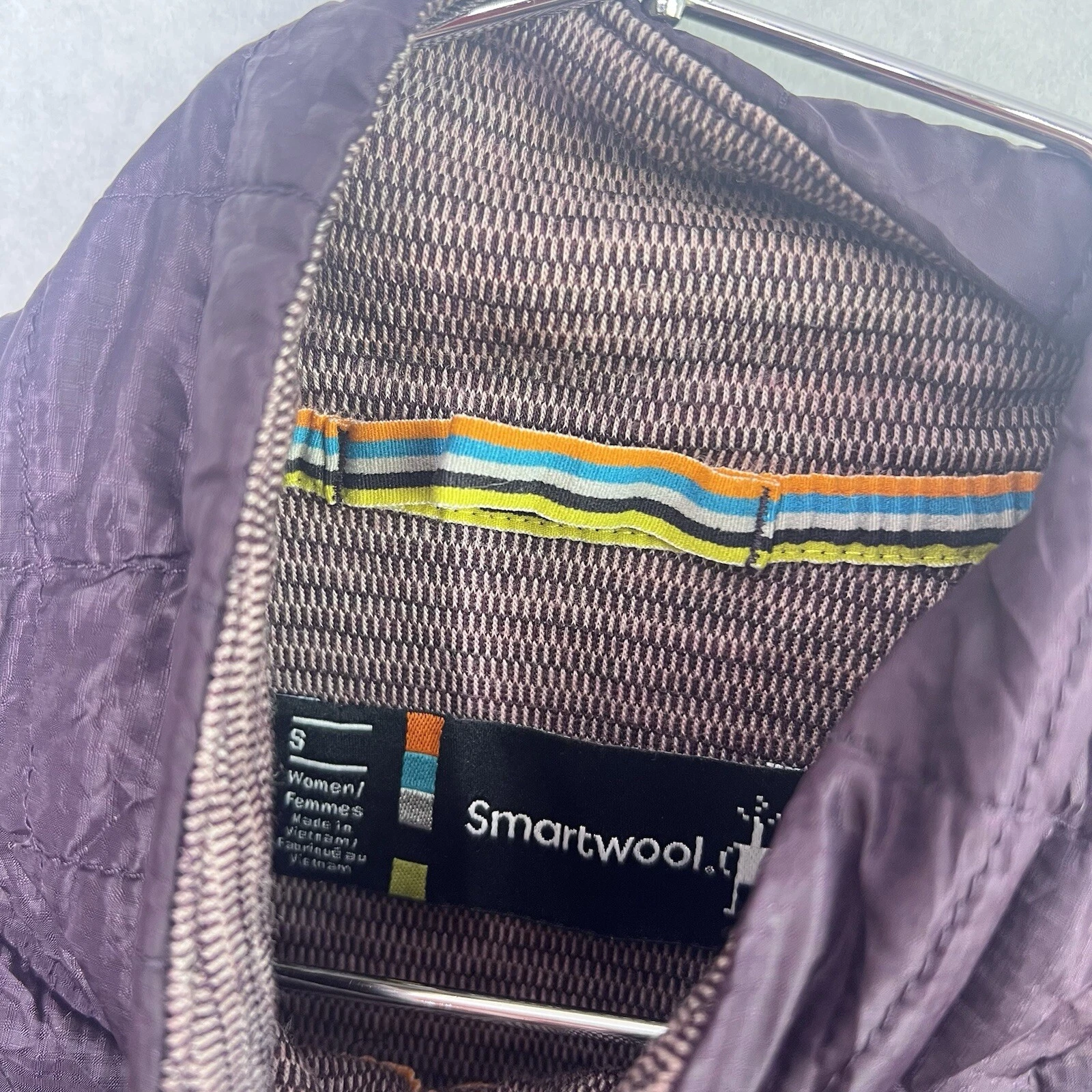 smartwool propulsion quilted full zip high neck jacket