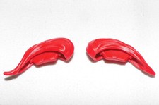 16636V, Helm- Feder, Federbusch, lang (für Römer Helm), rot