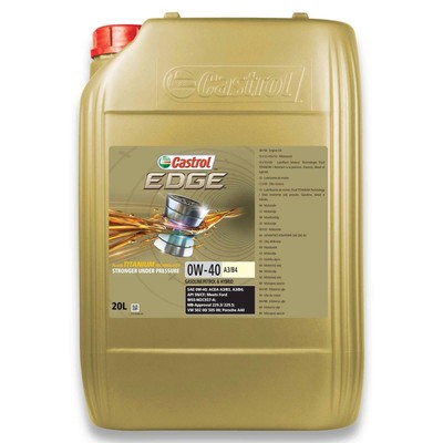 20L Castrol Edge TItanium FST 0W-40 ACEA A3/B4 VW 502.00 505.00 MB 229.3 229.5