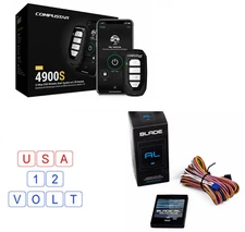 Compustar CSX4900S LED 2-Way  & Drone LTE smartphone control REMOTE START