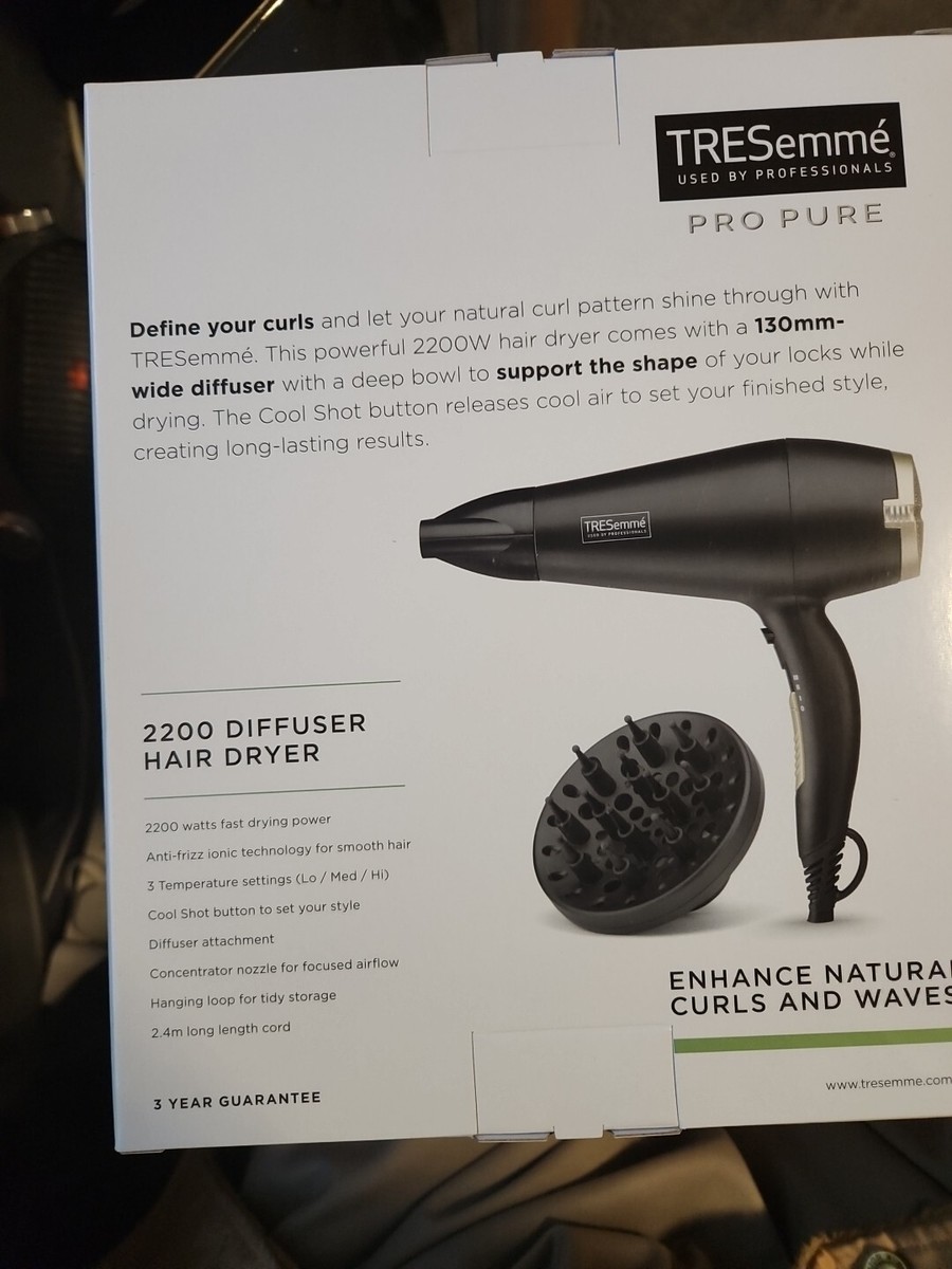 TRESemme 5543U Salon Professional Diffuser Hair Dryer, Ionic