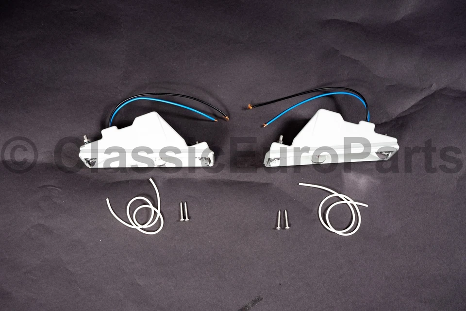 Juego carcasa indicador giro delantero euro para Porsche 911 G modelo 912 930 1974-1989 Foto 2 de 4