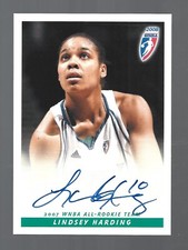 Lindsey Harding AUTOGRAPH Minnesota Lynx 2008 WNBA Rittenhouse Basketball AUTO