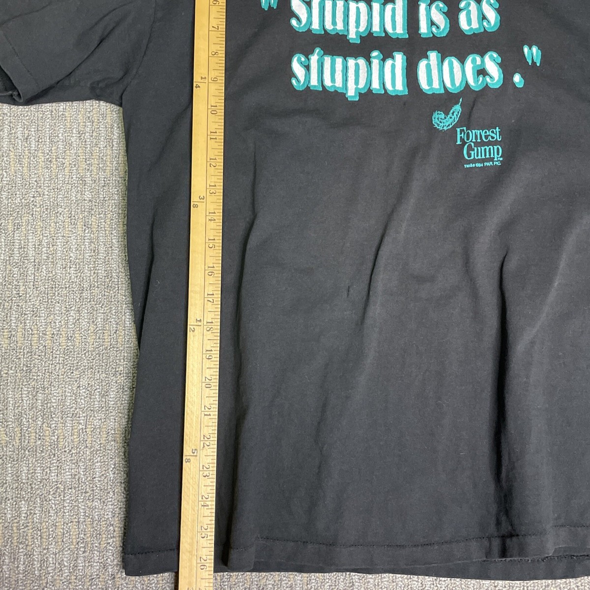 Vintage 1994 Forrest Gump Stupid Is As Stupid Does Men