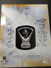 13 Cy Young Award Winners w/ Year Signed 16x20 Photo Auto Mounted Memories *3468